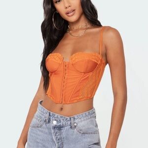 Edikted Women's Orange Corset